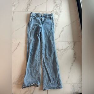 AMO Light Blue Georgia Flare Jeans